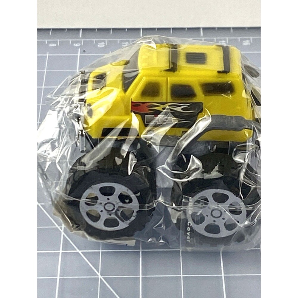 Lot of 4 4X4 Monster Trucks 1:32 Pull Back Friction Vehicles New
